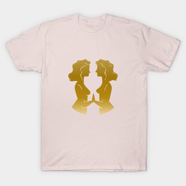 Gemini: The Dual Soul of the Zodiac T-Shirt by aleo